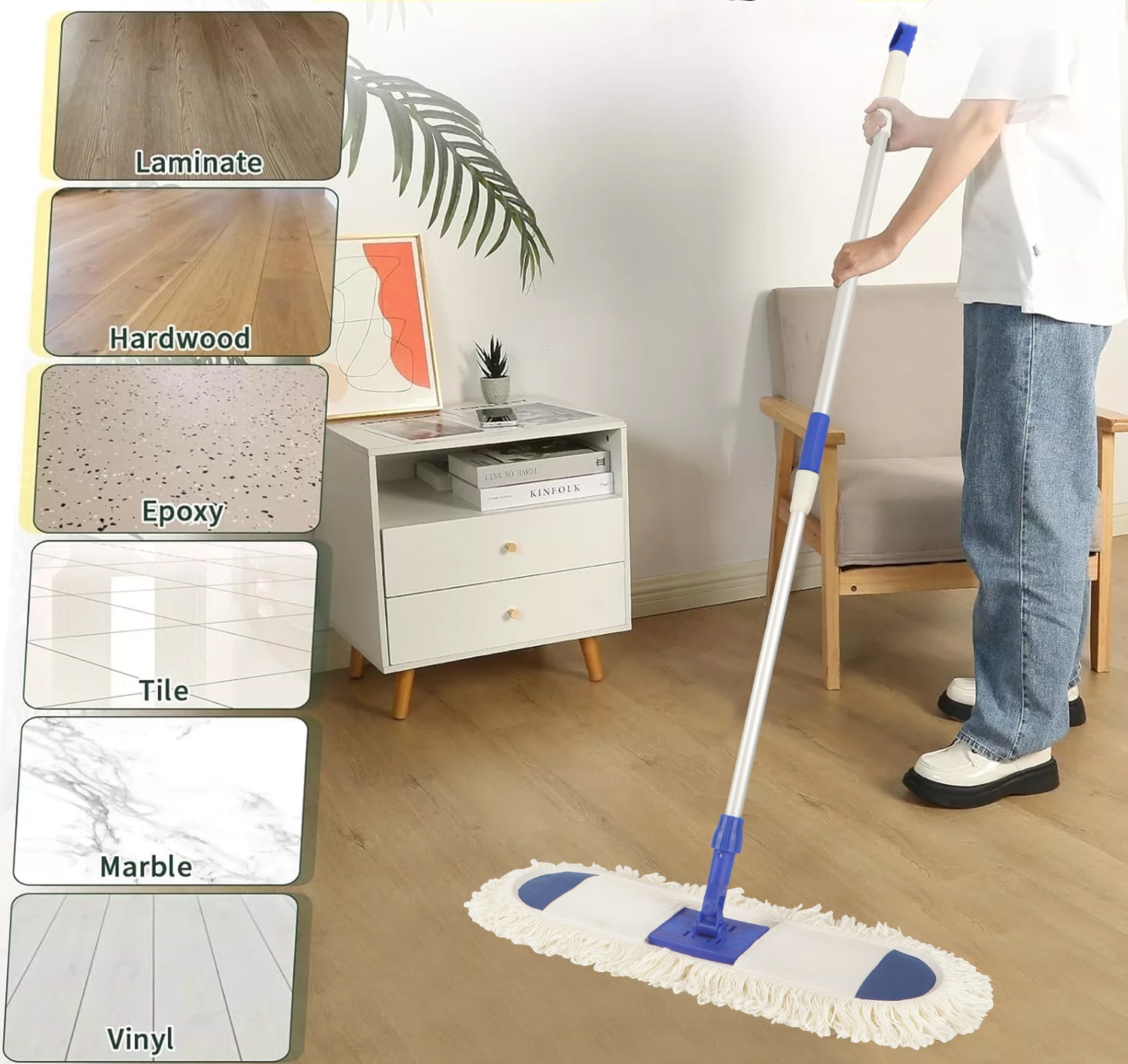 Uma revolução na limpeza comercial: MULTING MULTI-FUNÇÃO MOP