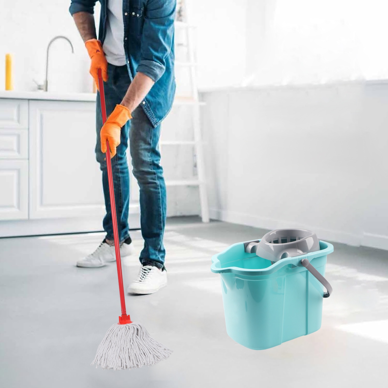 Microfibra MOP e MOP de algodão