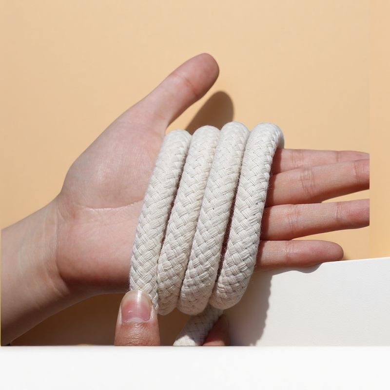 Aplicação DIY de corda de algodão