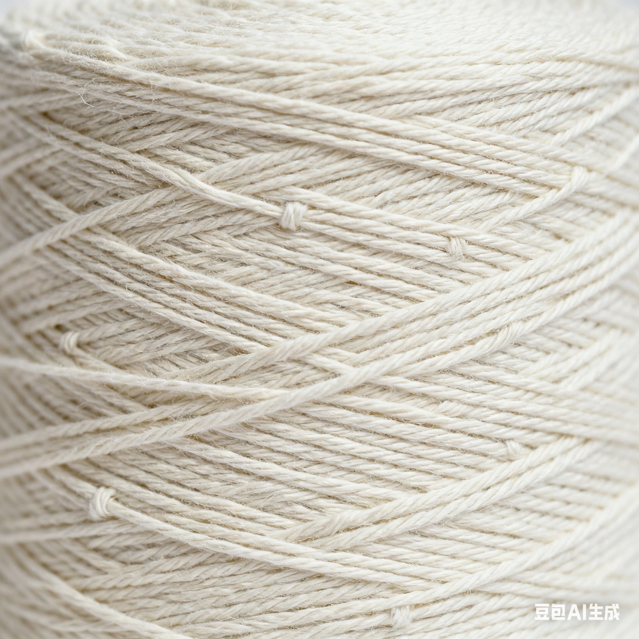 Combinação de fio por material de fibra