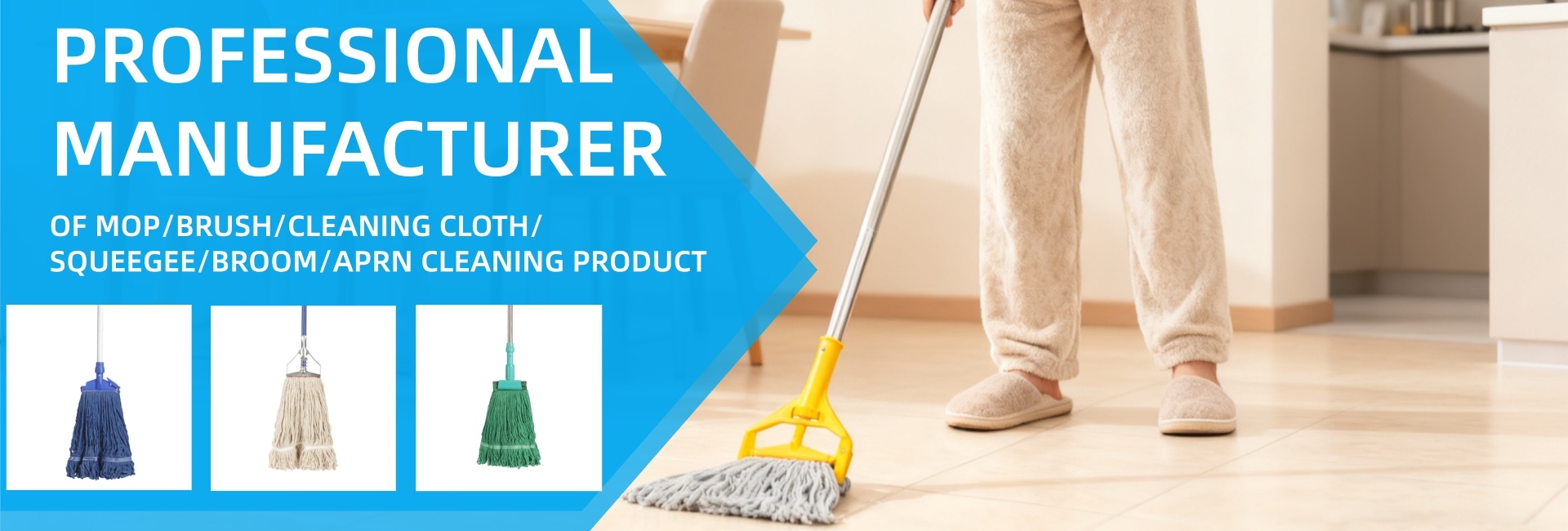 Esfregonas de algodão inovadoras revolucionam a eficiência da limpeza de pisos