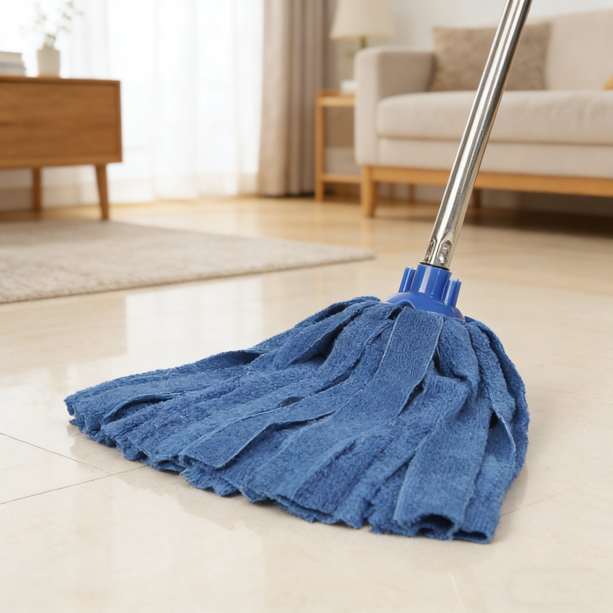 Como você pode proteger seus pisos contra danos durante a limpeza?