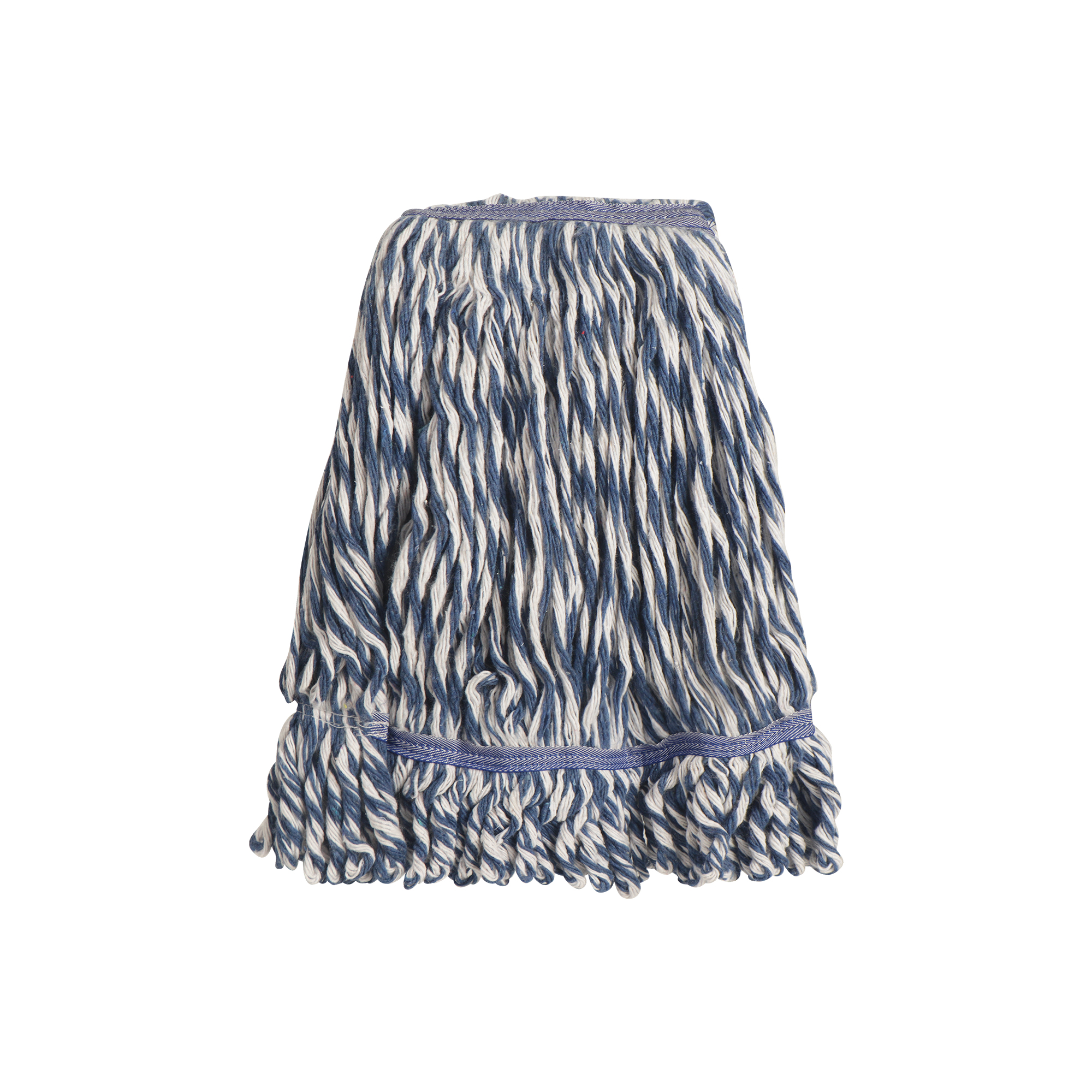 Por que este esfregão de algodão torcido azul-branco é a melhor escolha para limpeza pesada