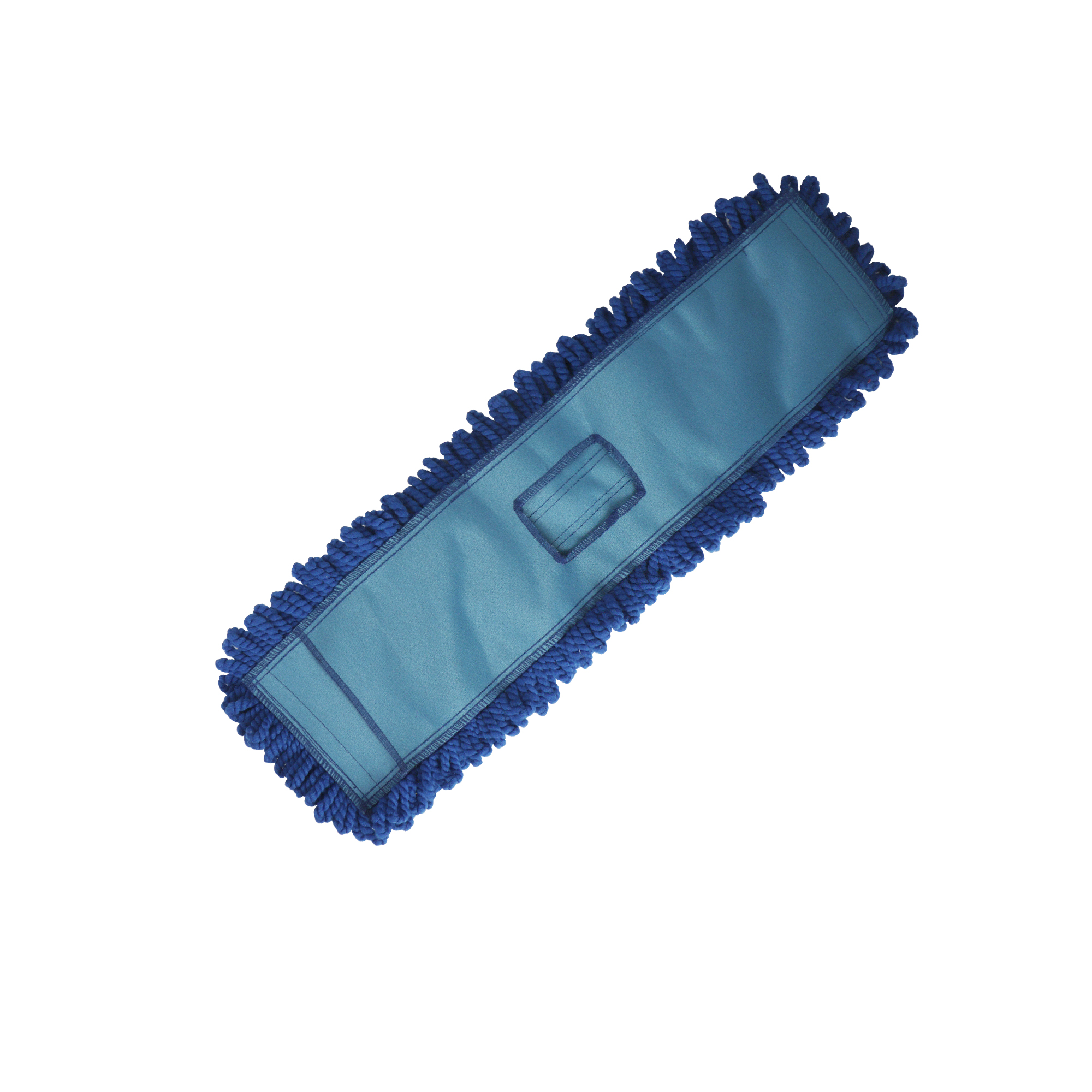 Por que este refil de esfregão de chenille azul é ideal para limpeza comercial em grandes espaços