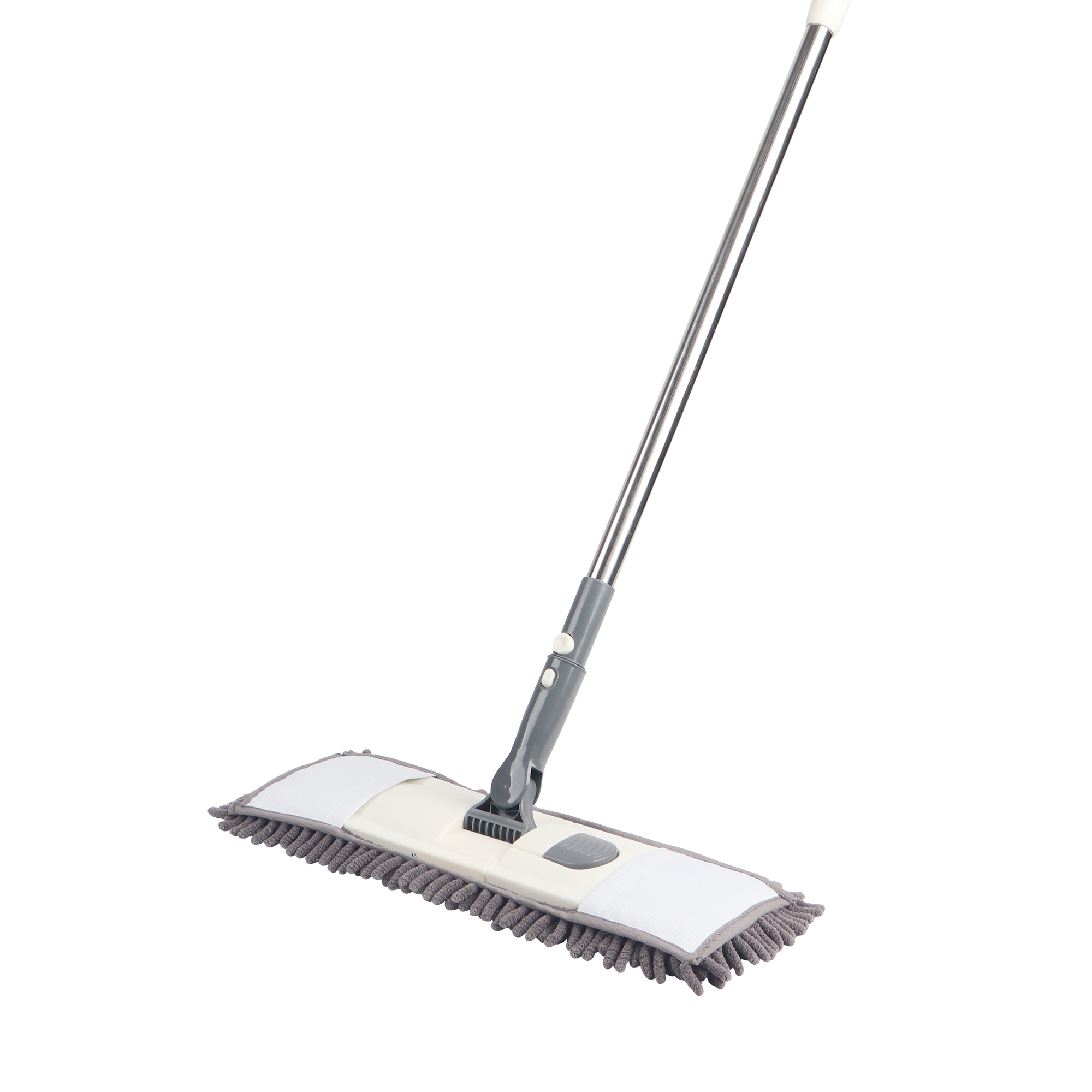 Por que este esfregão plano de chenille é essencial para uma limpeza eficiente de pisos