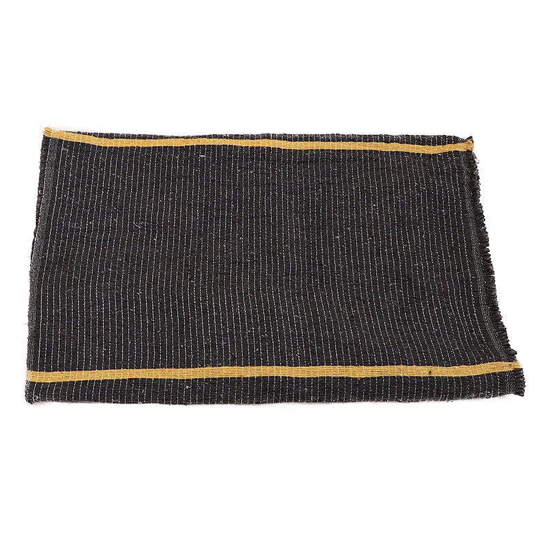 Pano de limpeza de algodão preto