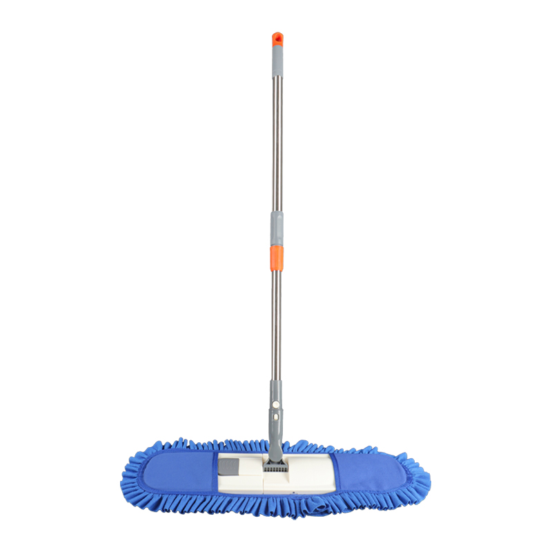 MOP comercial de microfibra azul azul