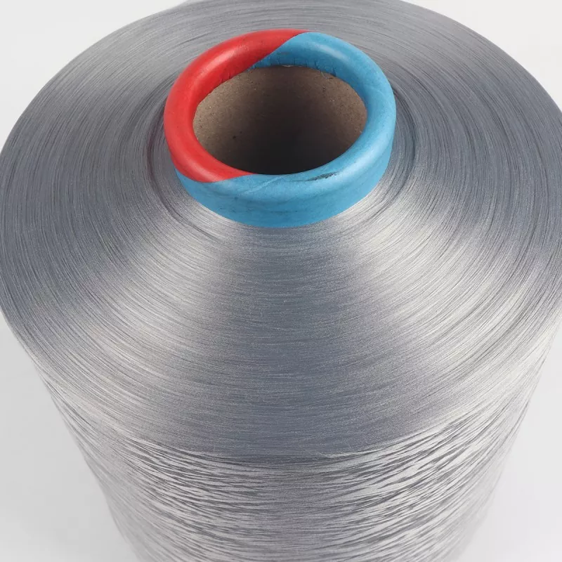 Fio de microfibra cinza