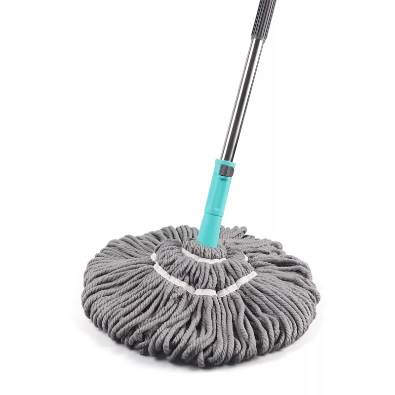 MOP de torção telescópica cinza