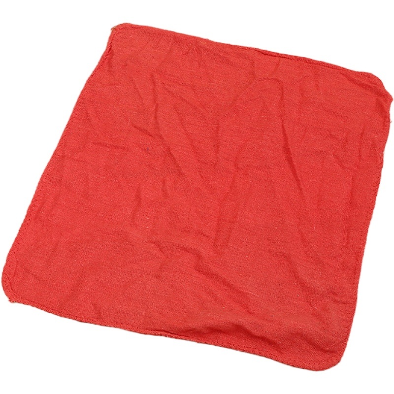 Pano de limpeza de limpeza vermelha