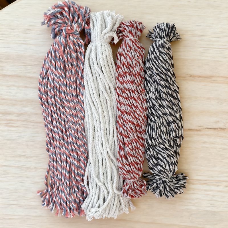 Fio de fio de algodão para esfregão torcido