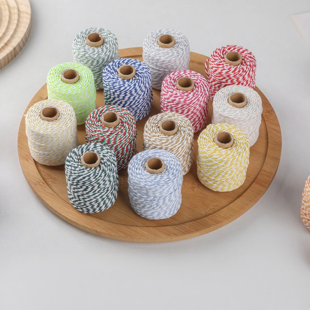 Venda por atacado de corda de algodão torcido misturado e fiado